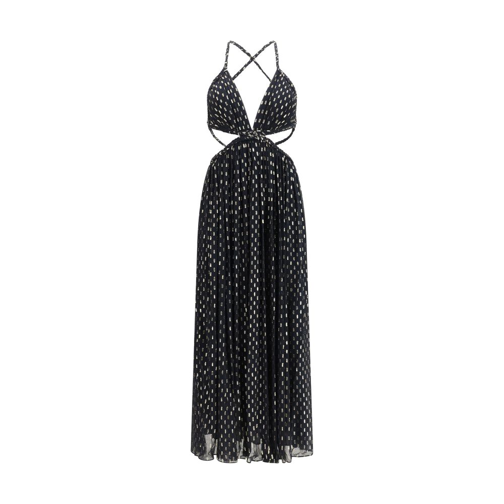 Zimmermann Black Viscose Long Dress