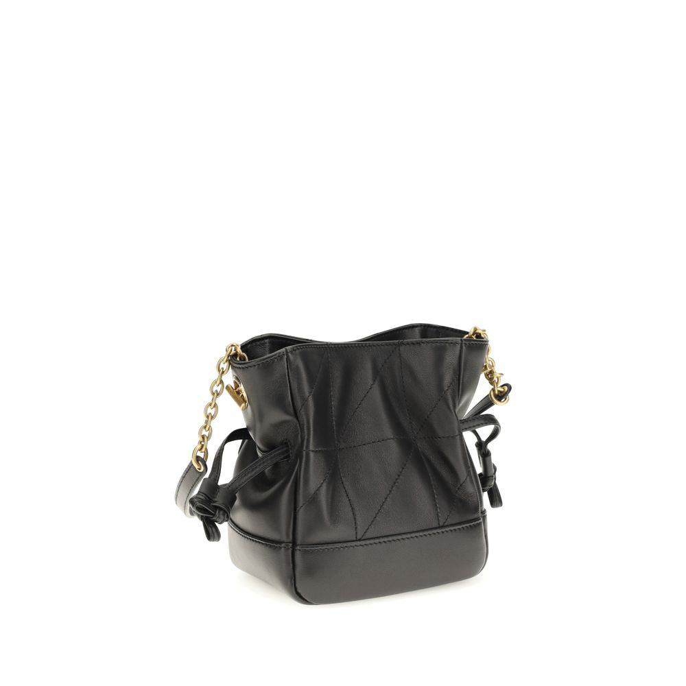 Saint Laurent Black Lamb Ovis Aries Aries Shoulder Bag - Luxe Nova