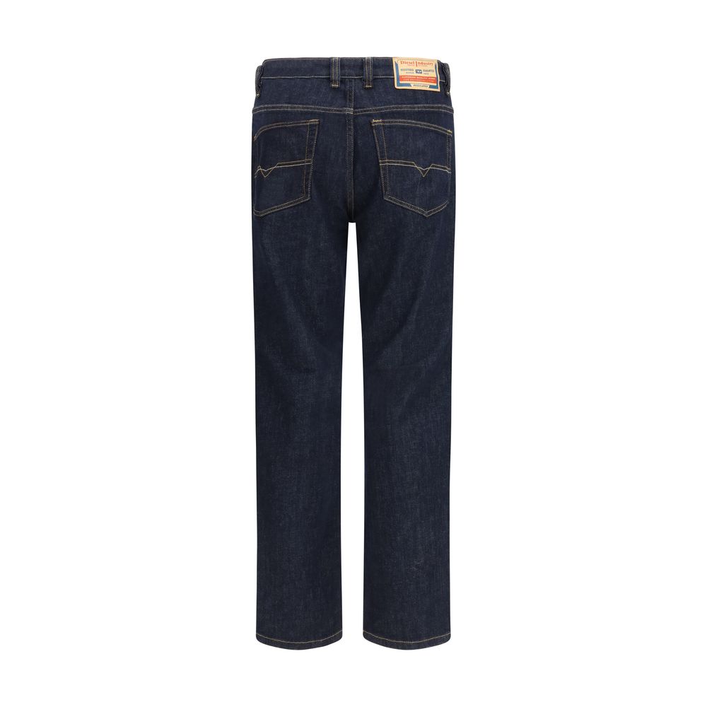 Diesel Black Cotton Slim Fit Jeans - Luxe Nova