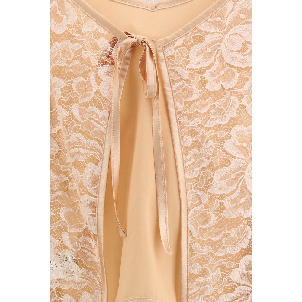 Kristina Ti Orange Silk Blouse - Luxe Nova
