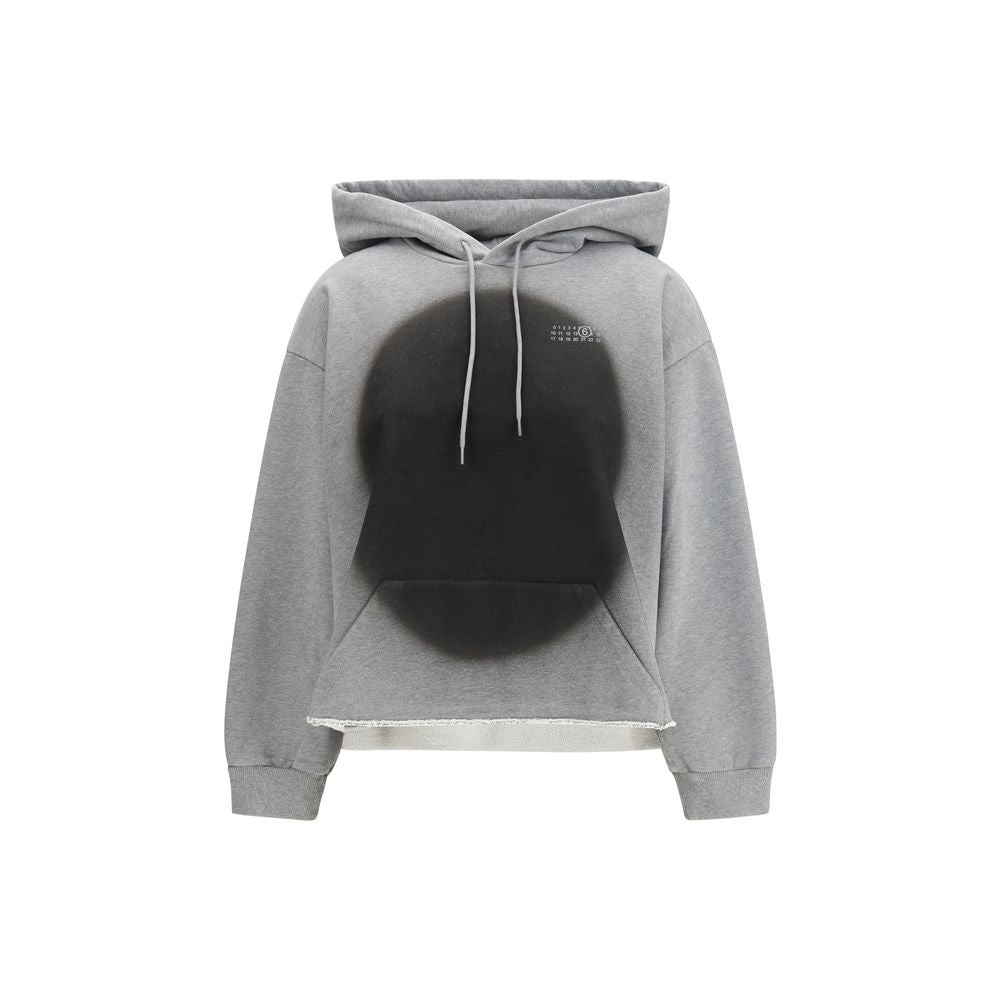 MM6 Gray Cotton Sweatshirt - Luxe Nova