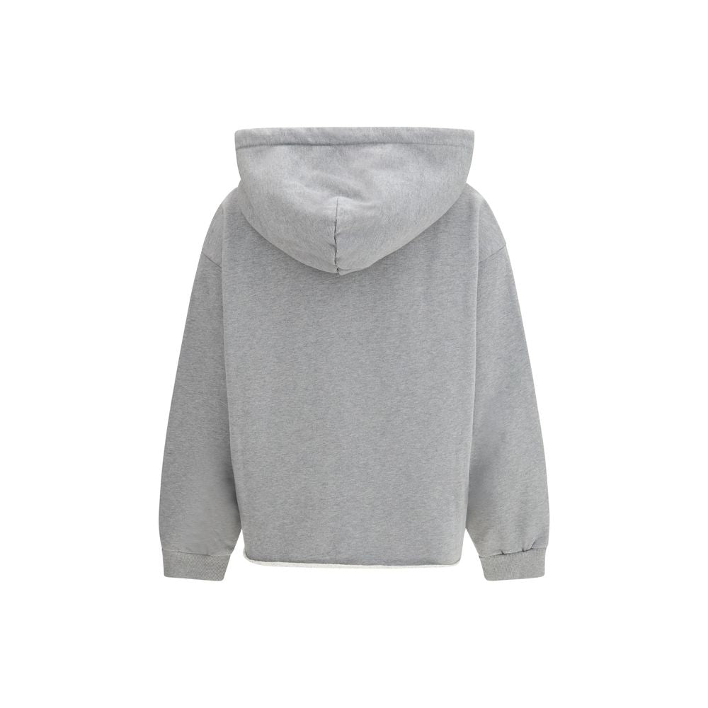 MM6 Gray Cotton Sweatshirt - Luxe Nova