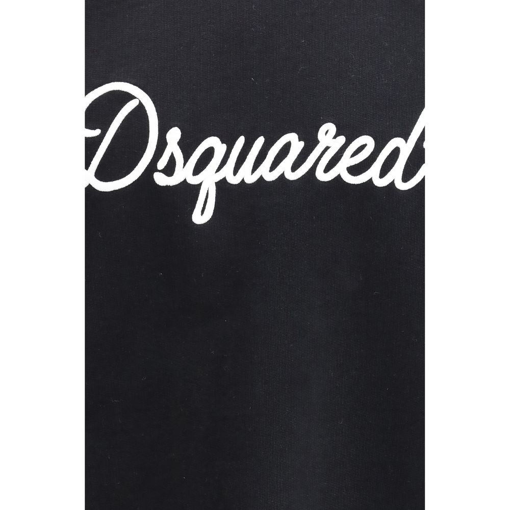 Dsquared² Black Cotton Sweatshirt - Luxe Nova
