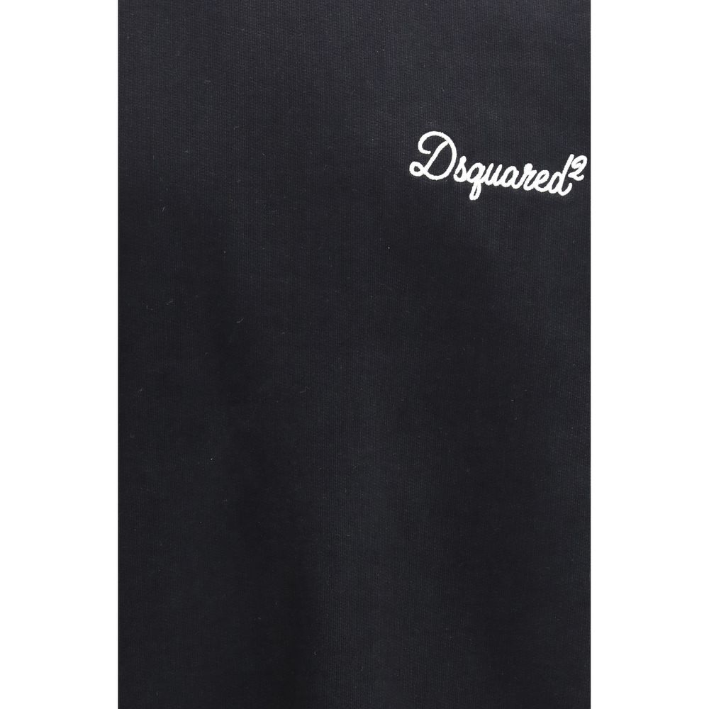 Dsquared² Black Cotton Sweatshirt - Luxe Nova