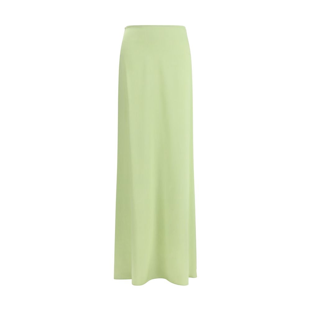 Kristina Ti Bicolor Silk Long Skirt - Luxe Nova