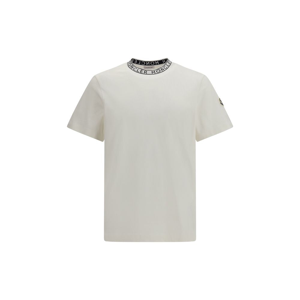 Moncler White Cotton T-Shirt - Luxe Nova