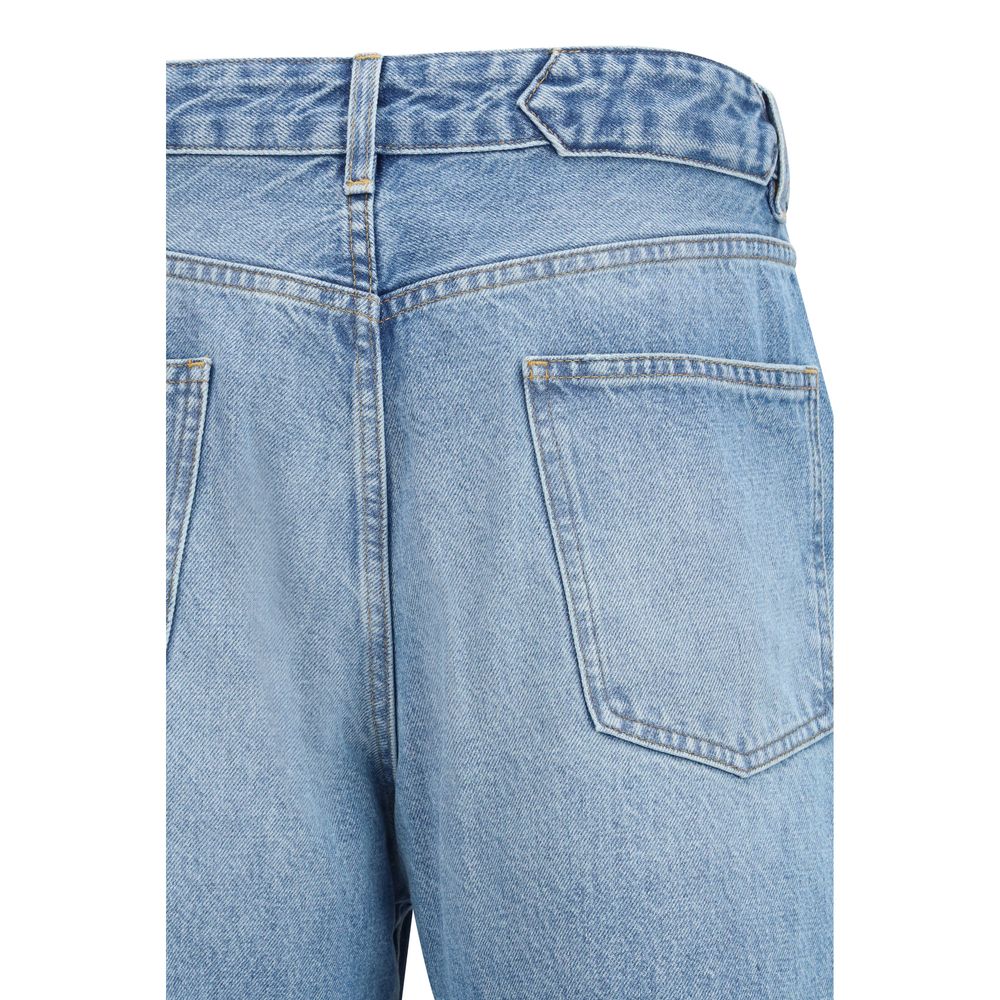 Jacquemus Blue Polyester Jeans Denim - Luxe Nova