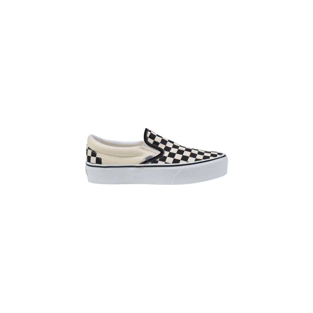Vans White Fabric Platform Sneakers - Luxe Nova