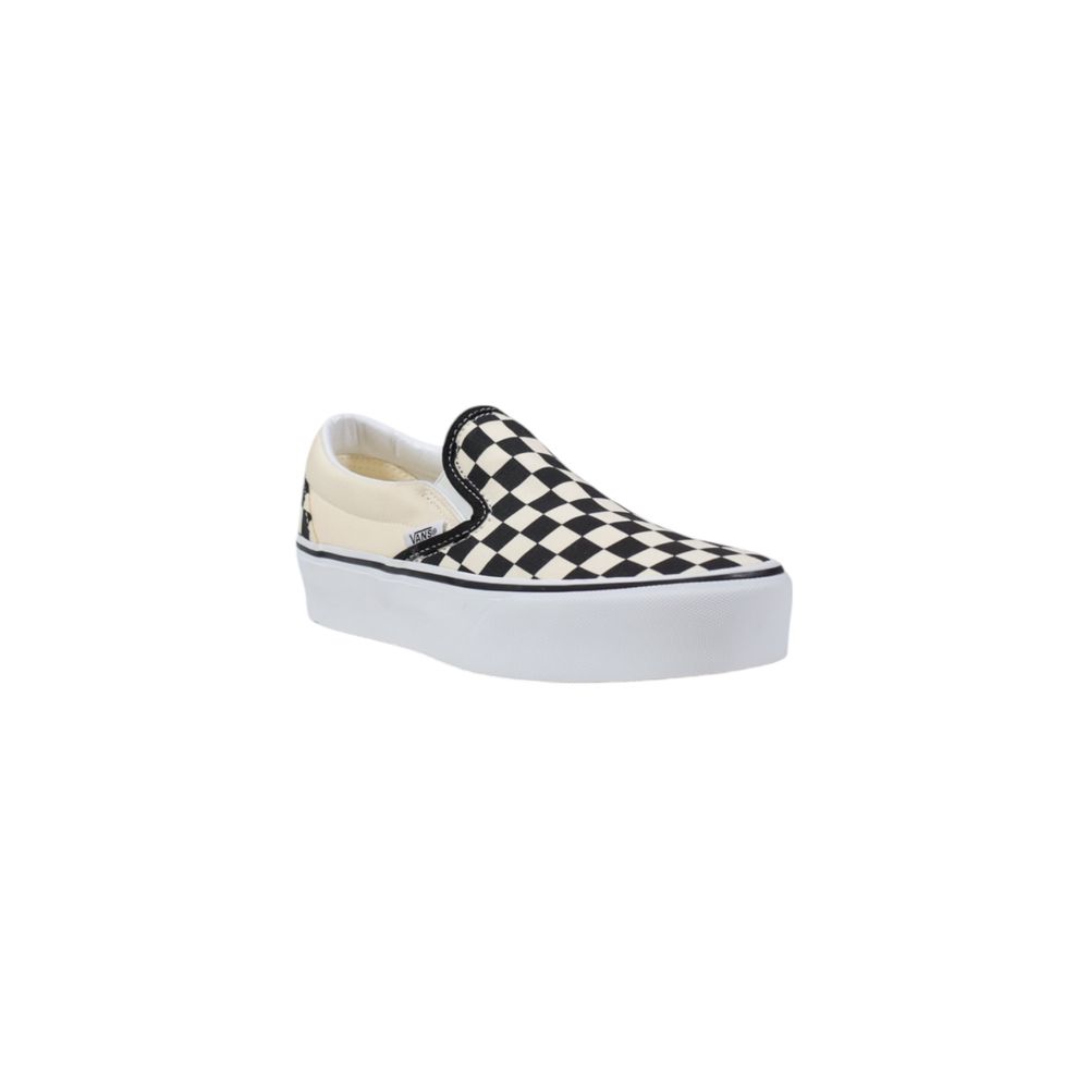 Vans White Fabric Platform Sneakers - Luxe Nova