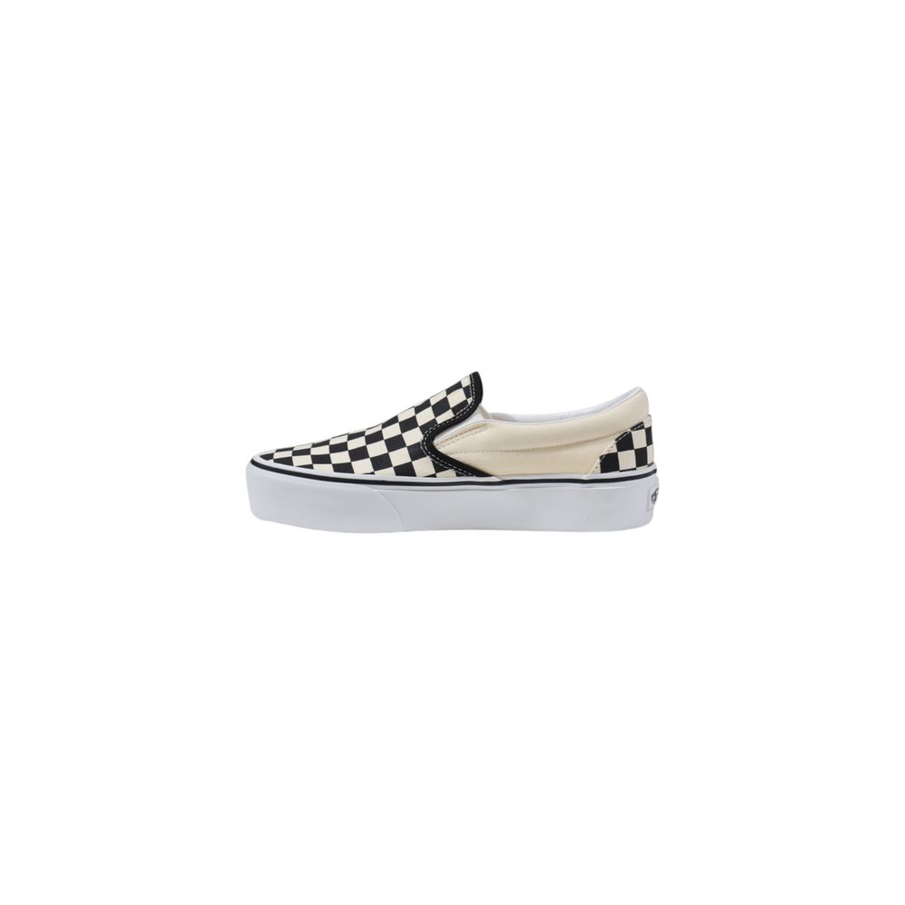 Vans White Fabric Platform Sneakers - Luxe Nova