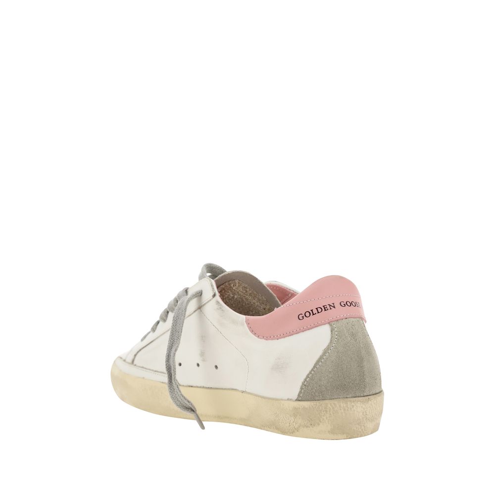 Golden Goose White Calf Leather Bos Taurus Low Top Sneakers - Luxe Nova