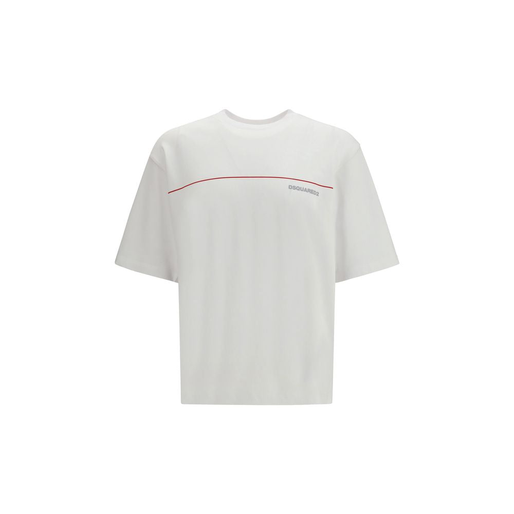 Dsquared² White Cotton T-Shirt - Luxe Nova