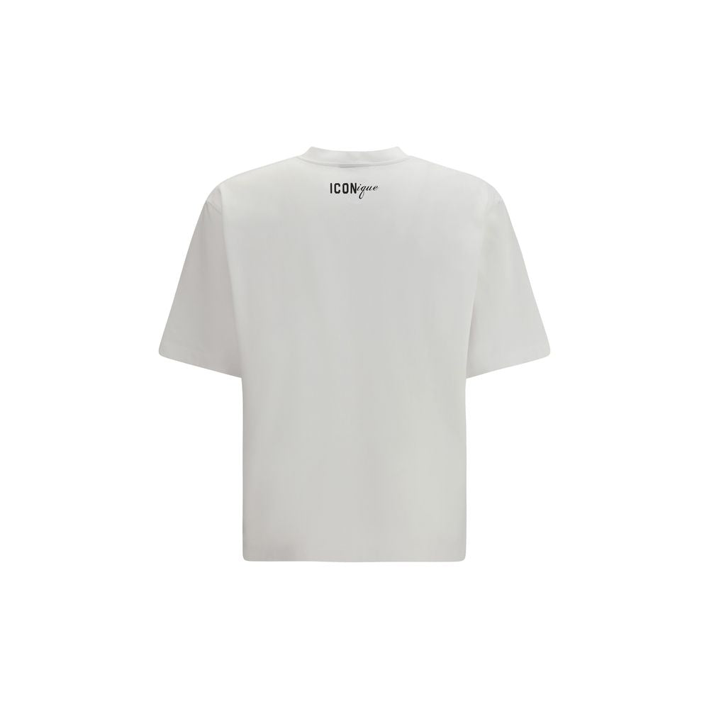 Dsquared² White Cotton T-Shirt - Luxe Nova
