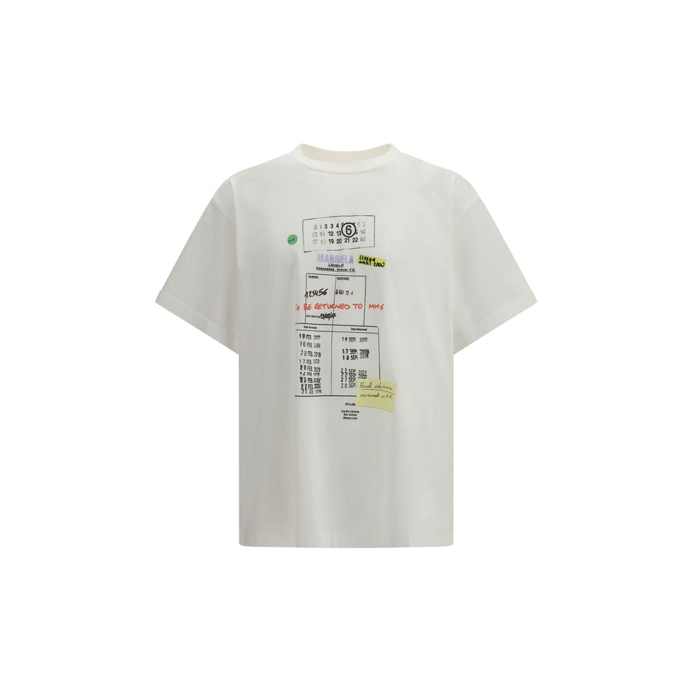 MM6 White Cotton T-Shirt - Luxe Nova