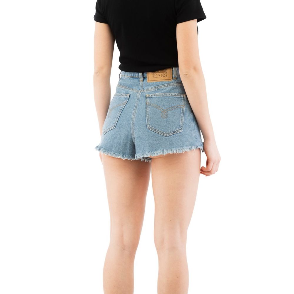 Moschino Multicolor Cotton Short And Mini Shorts - Luxe Nova