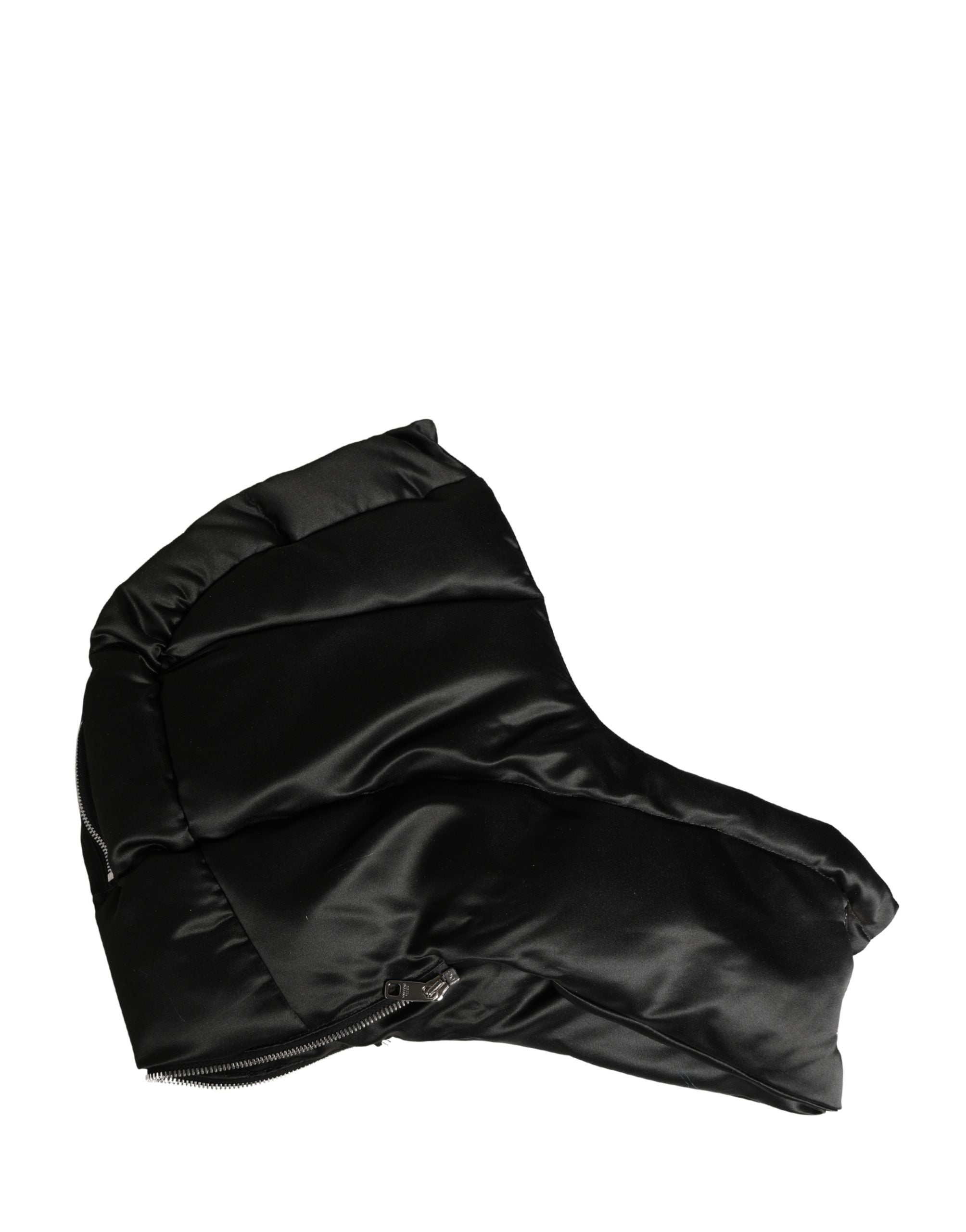 Dolce & Gabbana Black Polyester Whole Head Wrap Capello Hat - Luxe Nova