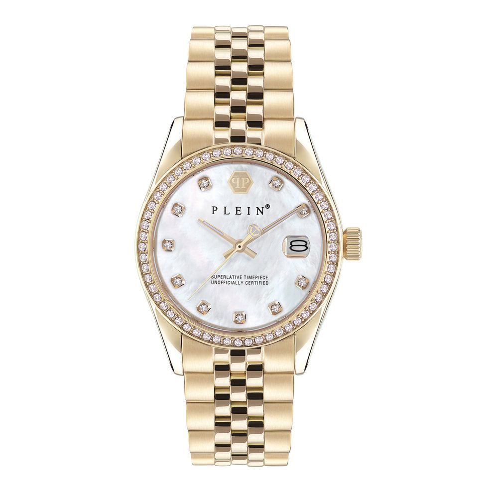 Philipp Plein Gold Stainless Steel Dress Watch - Luxe Nova