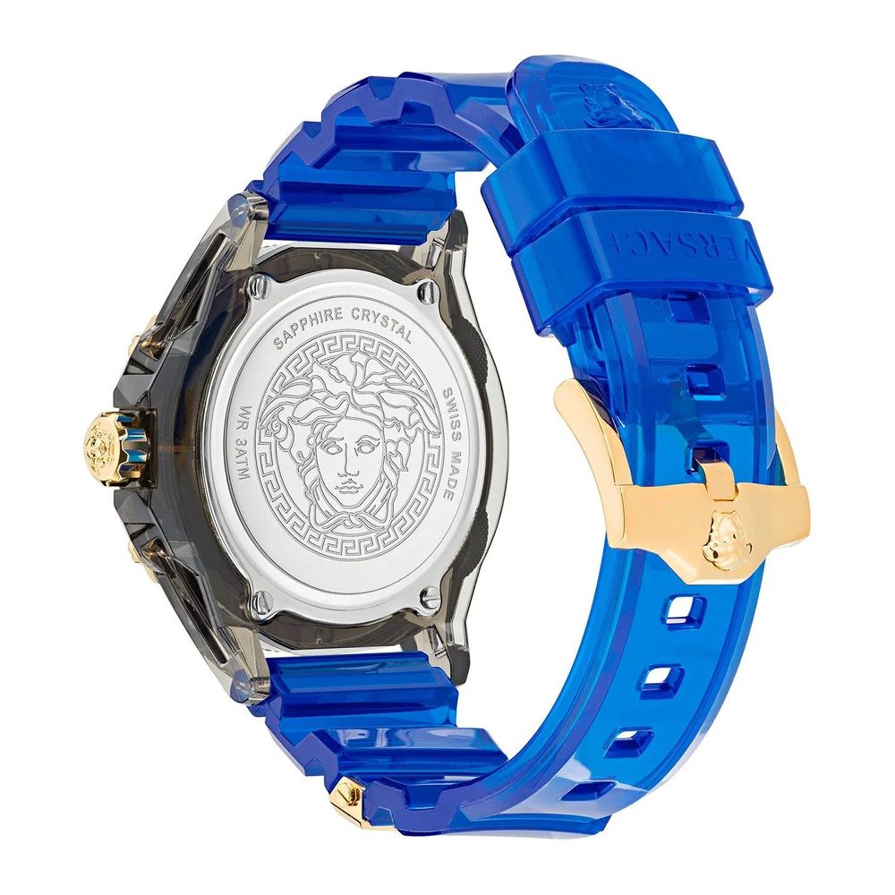 Versace Blue Synthetic Dress Watch - Luxe Nova