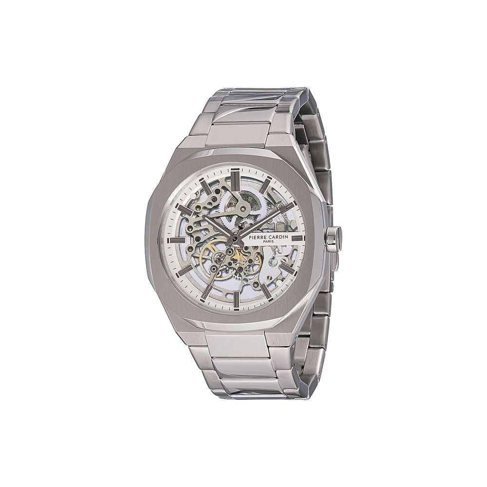 Pierre Cardin Gray Stainless Steel Dress Watch - Luxe Nova