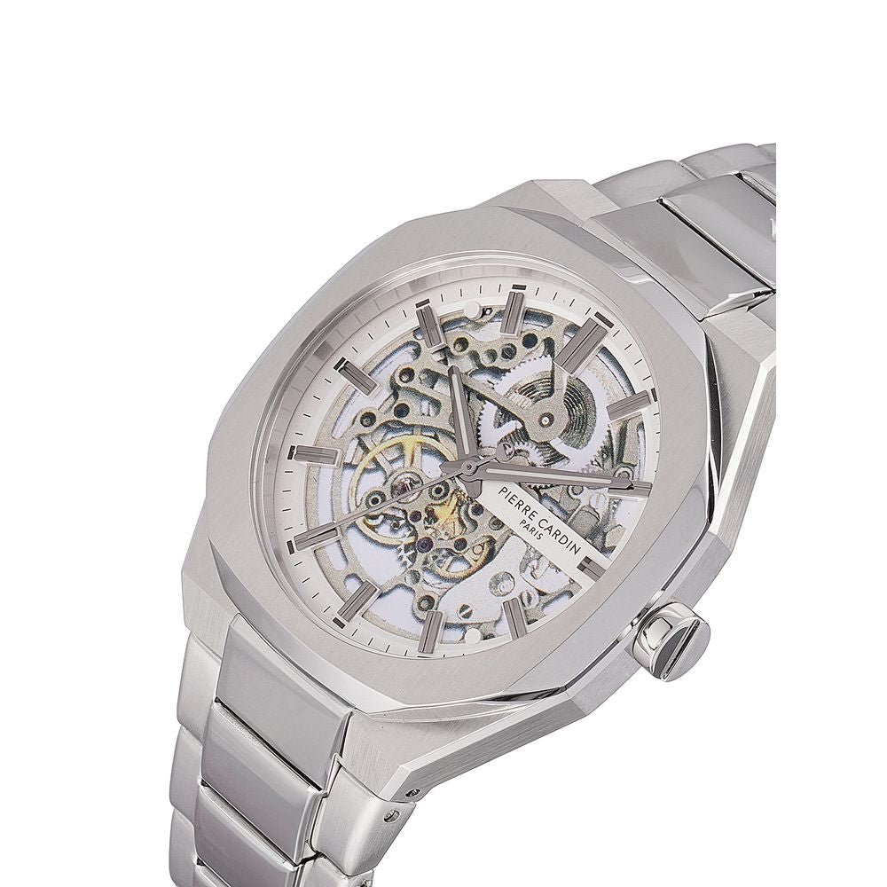 Pierre Cardin Gray Stainless Steel Dress Watch - Luxe Nova