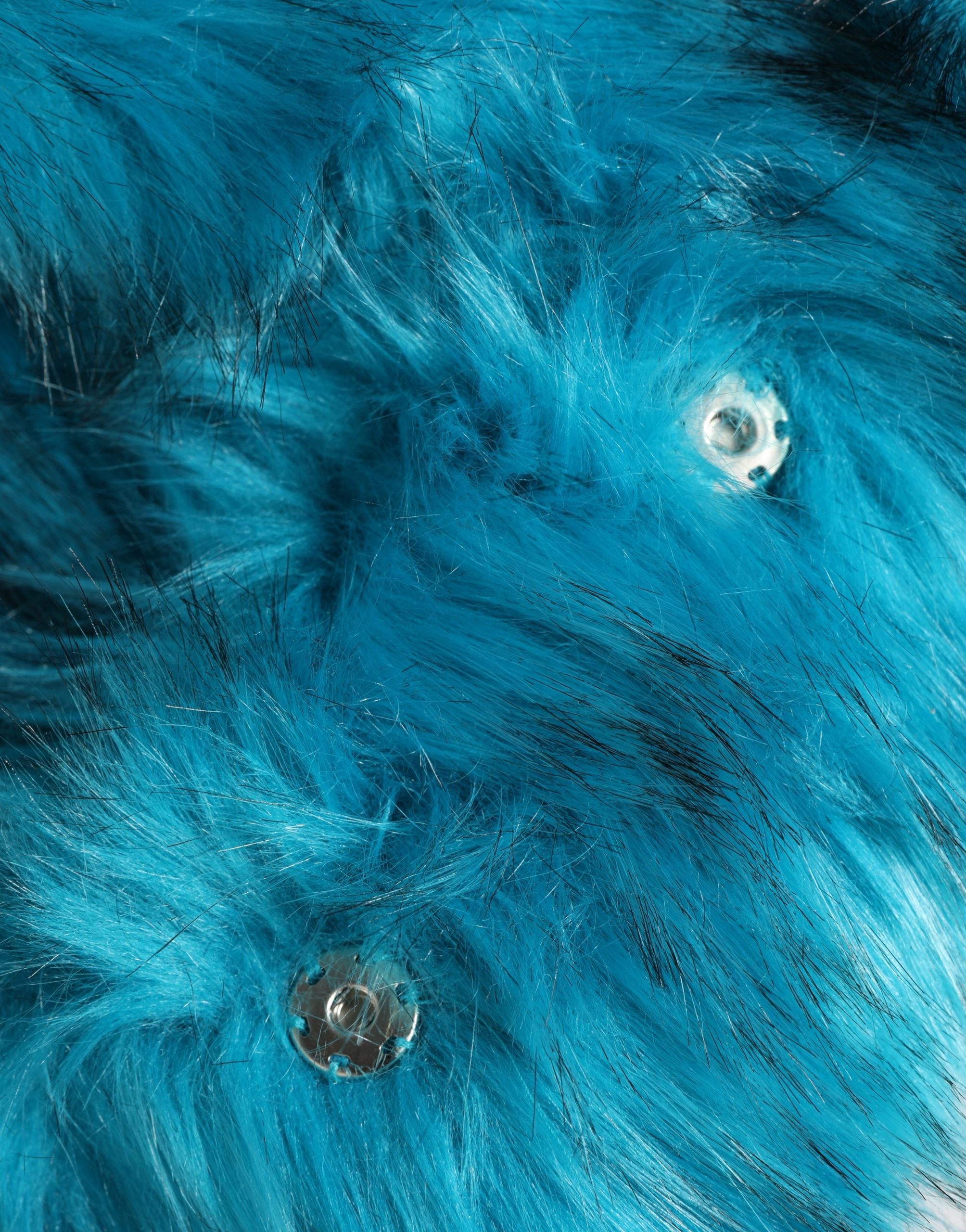 Dolce & Gabbana Blue Modacrylic Fur Women Bucket Capello Hat - Luxe Nova