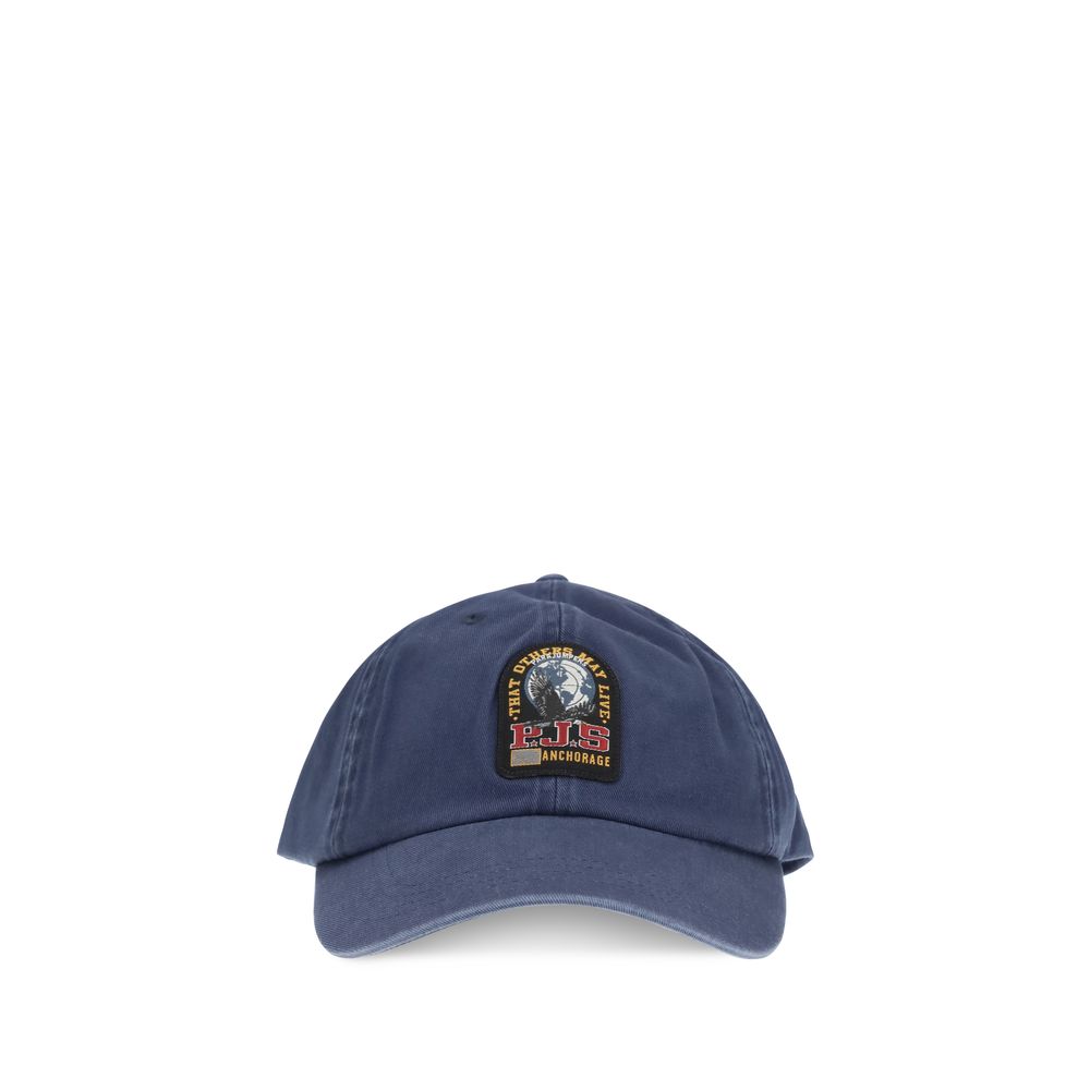 Parajumpers Blue Cotton Cap (Baseball Hat) - Luxe Nova