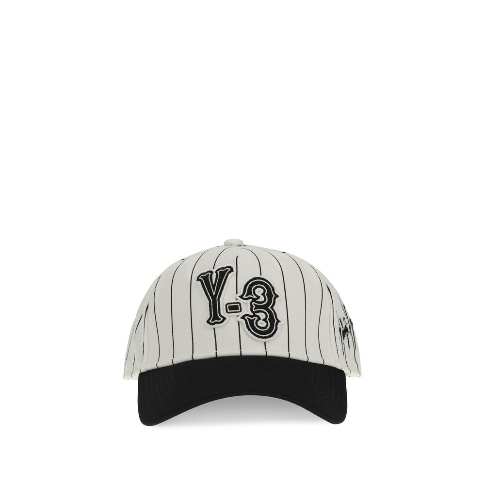 Y-3 White Polyester Cap (Baseball Hat) - Luxe Nova