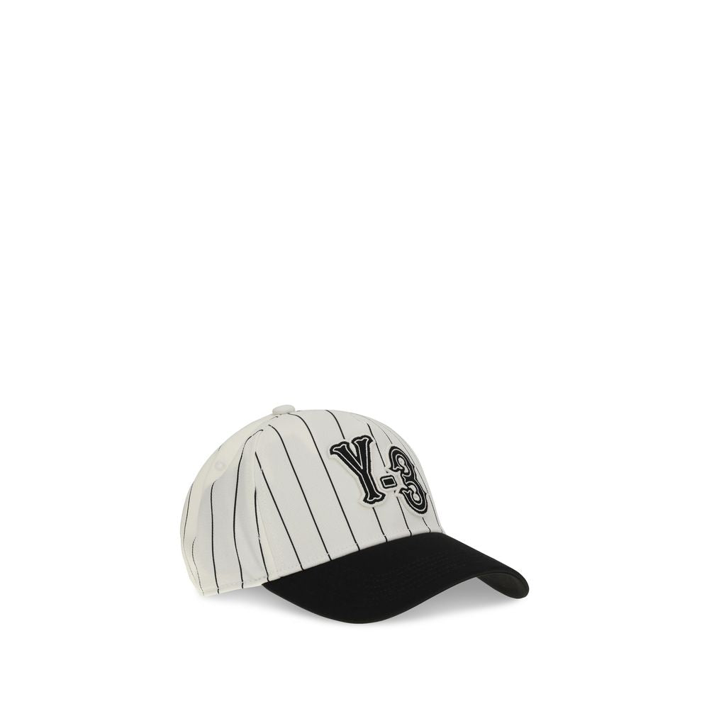 Y-3 White Polyester Cap (Baseball Hat) - Luxe Nova