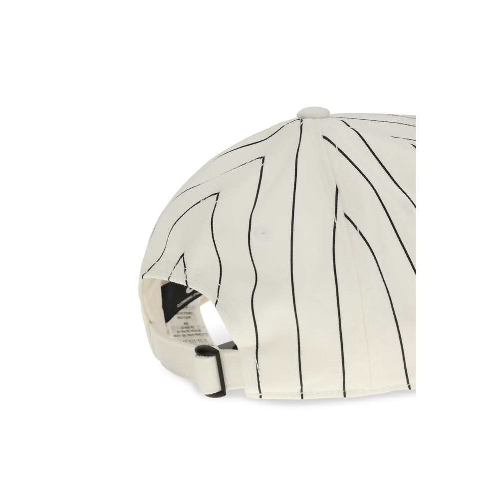 Y-3 White Polyester Cap (Baseball Hat) - Luxe Nova