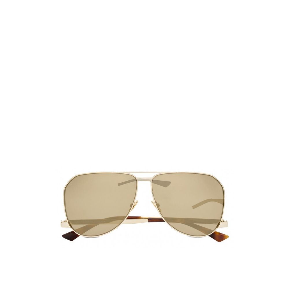 Saint Laurent Gold Metal Sunglasses