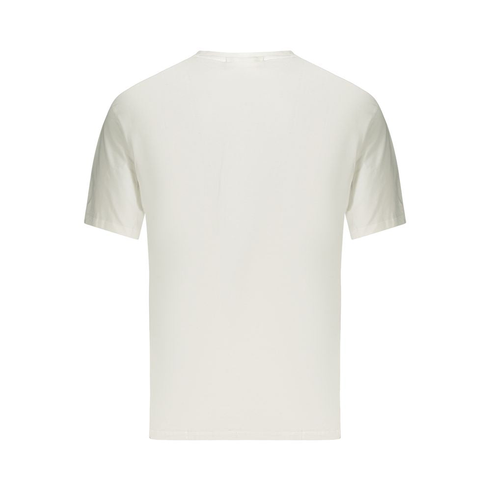 Calvin Klein White Cotton Men T-Shirt - Luxe Nova