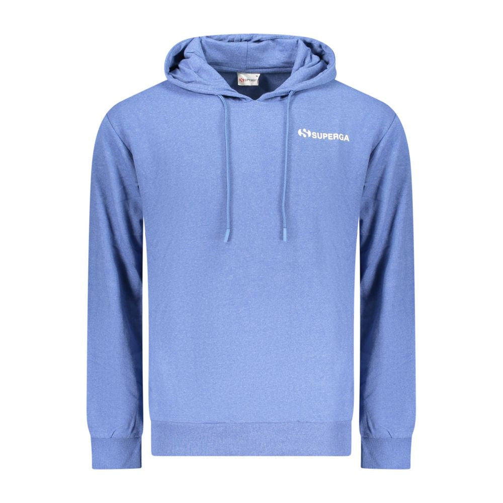 Superga Azzurro Cotton Men Sweatshirt - Luxe Nova