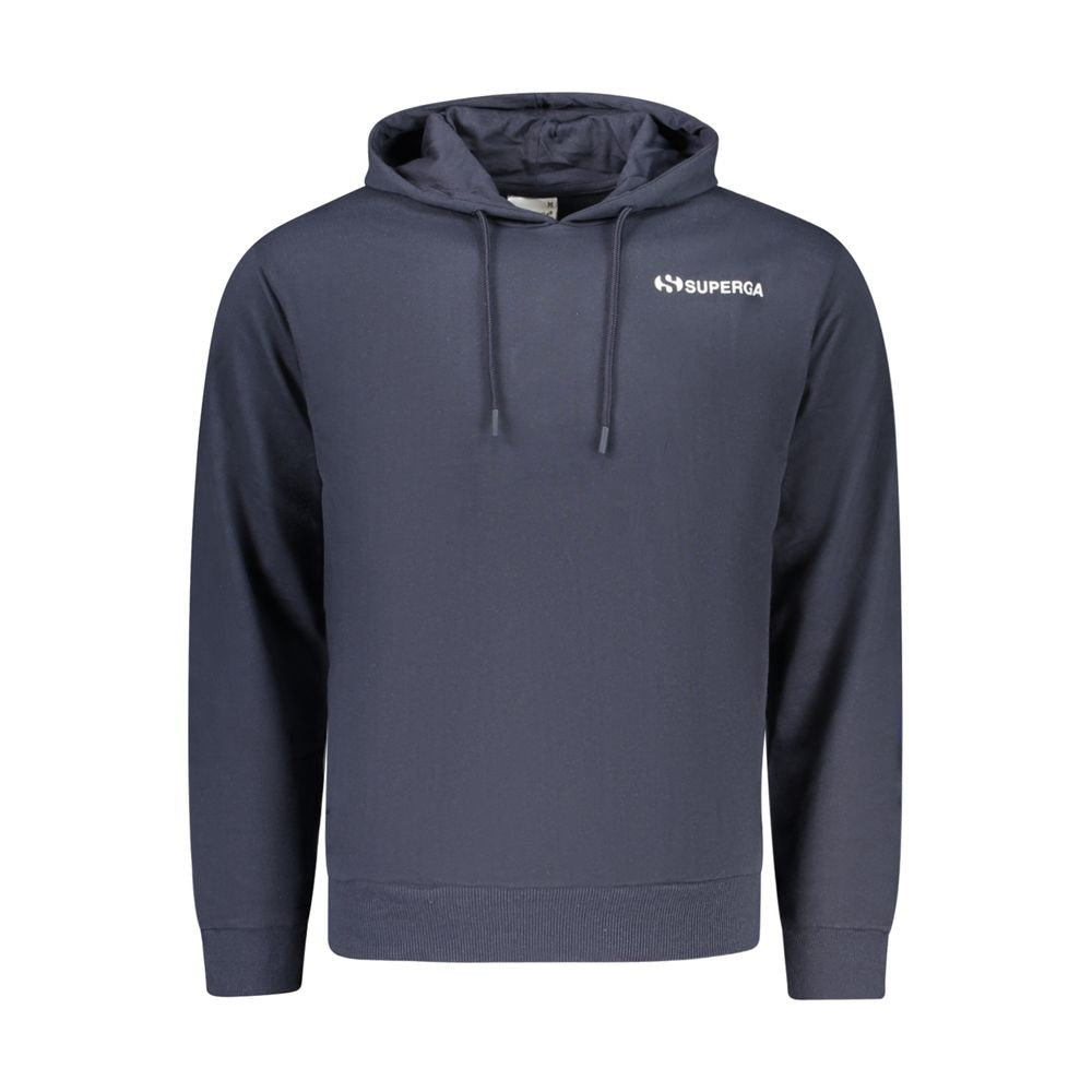 Superga Blue Cotton Men Sweatshirt - Luxe Nova