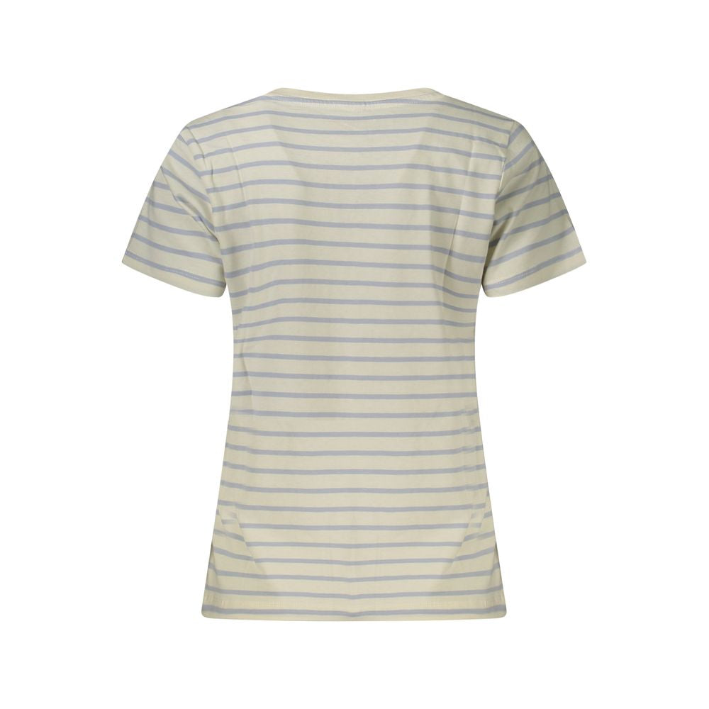 Pepe Jeans Bianco Cotton Women T-Shirt - Luxe Nova