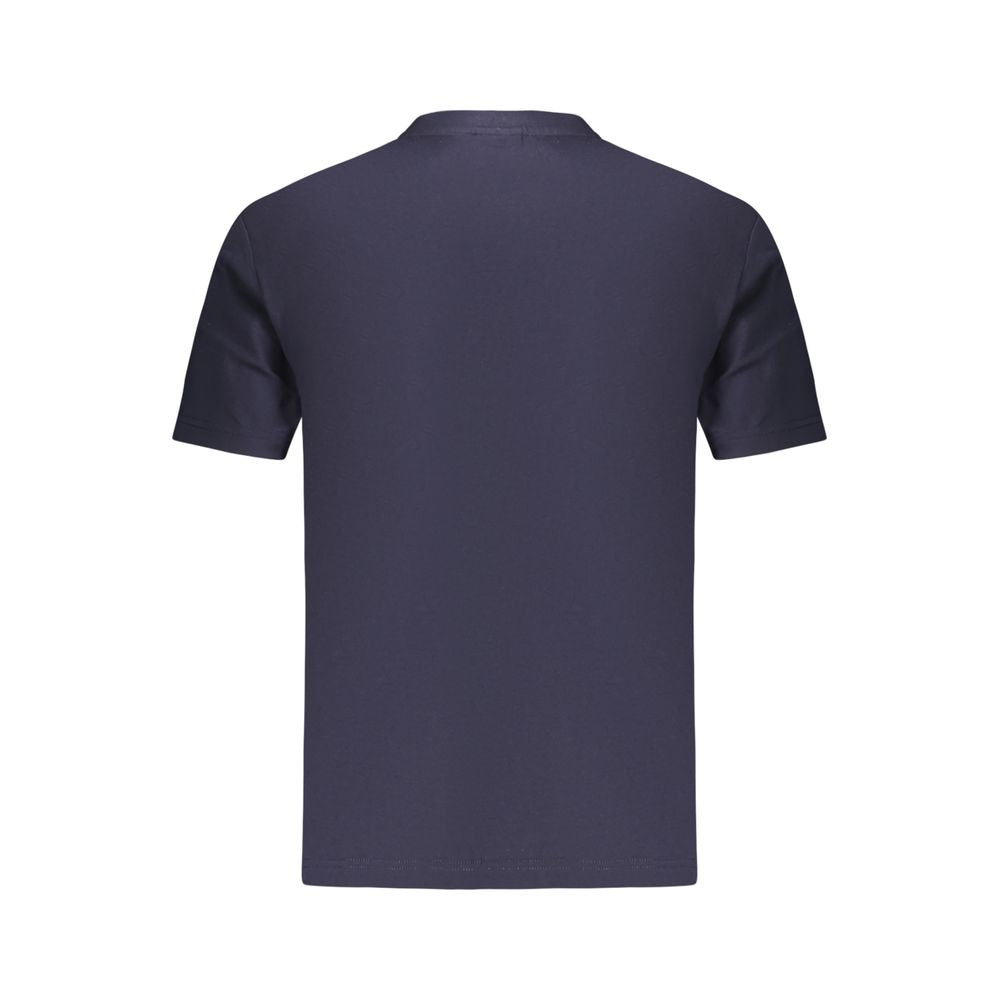 Napapijri Blue Cotton Men T-Shirt - Luxe Nova
