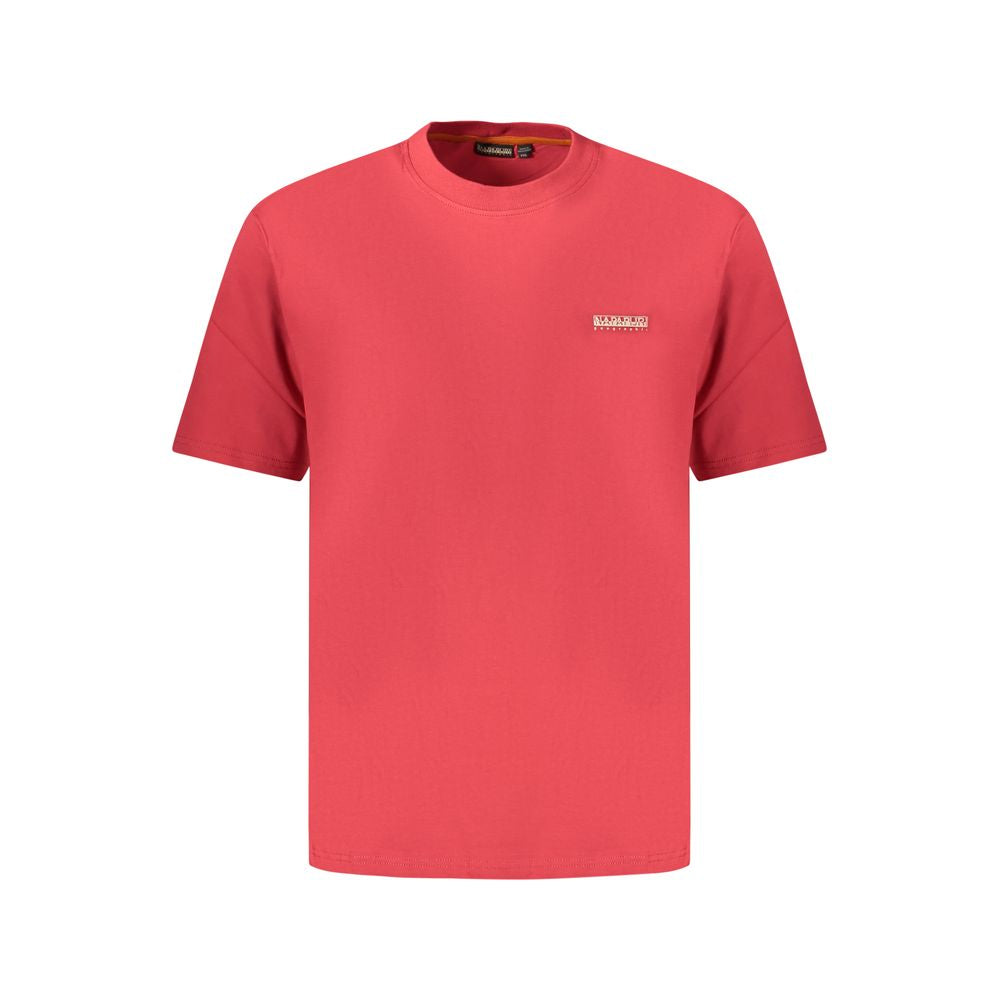 Napapijri Rosso Cotton Men Shirt - Luxe Nova