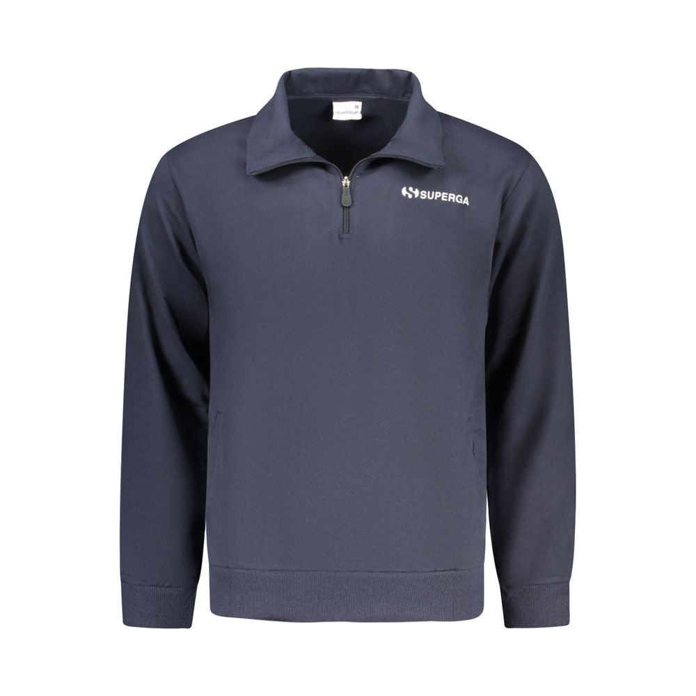 Superga Blue Nylon Men's Jacket - Luxe Nova