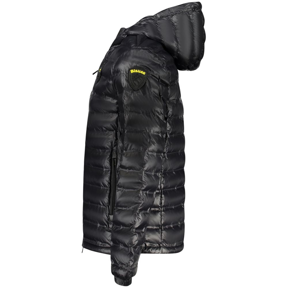 Blauer Nero Poliammide Men's Jacket - Luxe Nova
