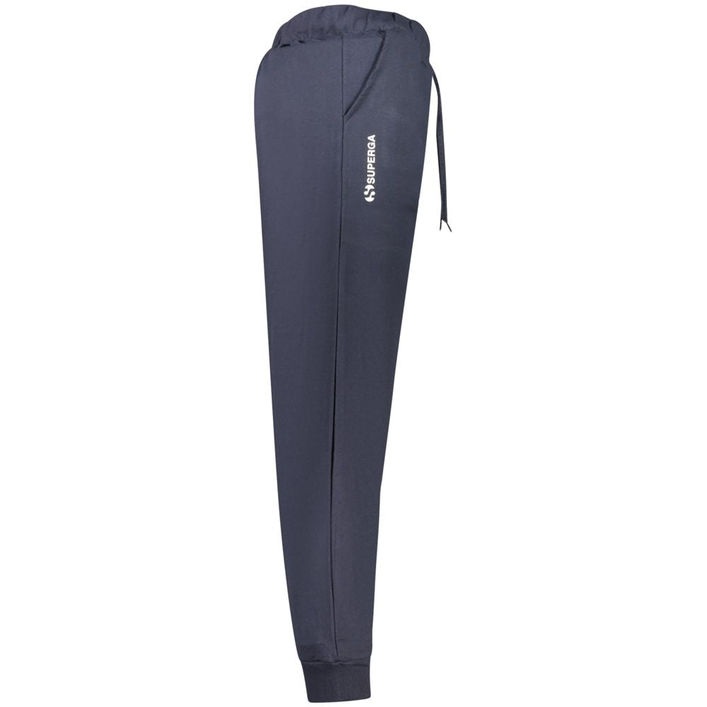 Superga Blu Cotton Men's Sweatpant - Luxe Nova