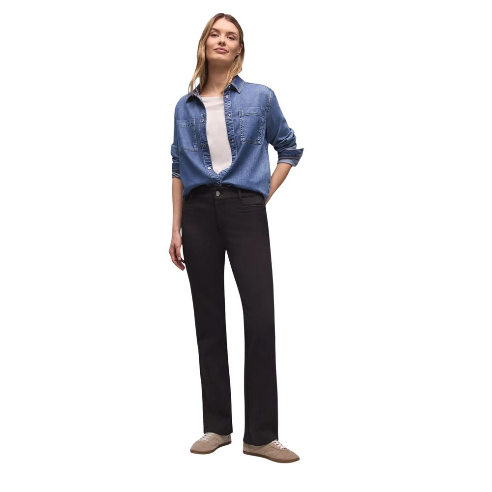 Street One Black Polyamide Bootcut Jeans - Luxe Nova