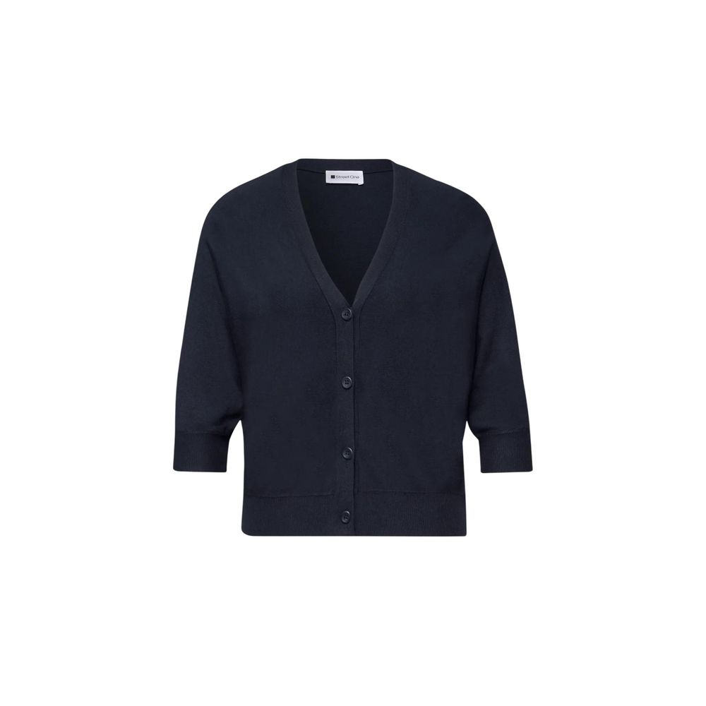 Street One Blue Viscose Cardigan - Luxe Nova