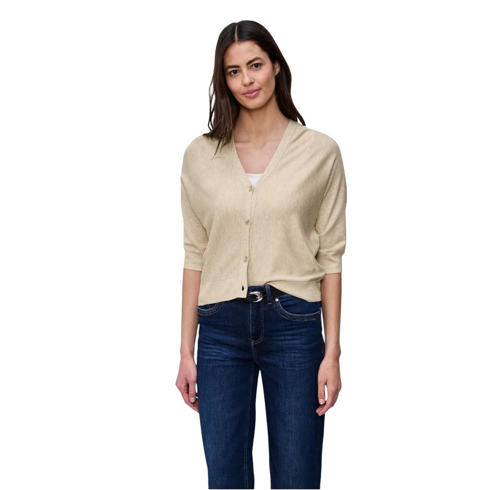 Street One Beige Viscose Cardigan - Luxe Nova