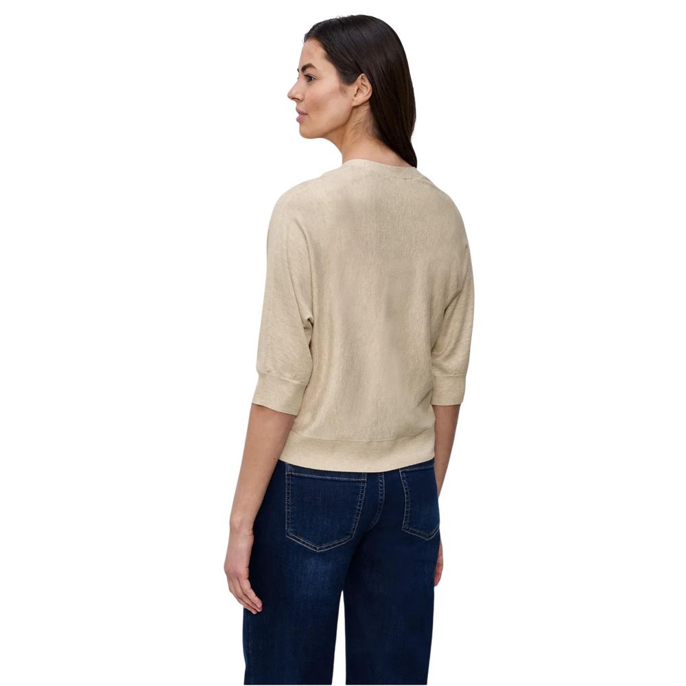 Street One Beige Viscose Cardigan - Luxe Nova