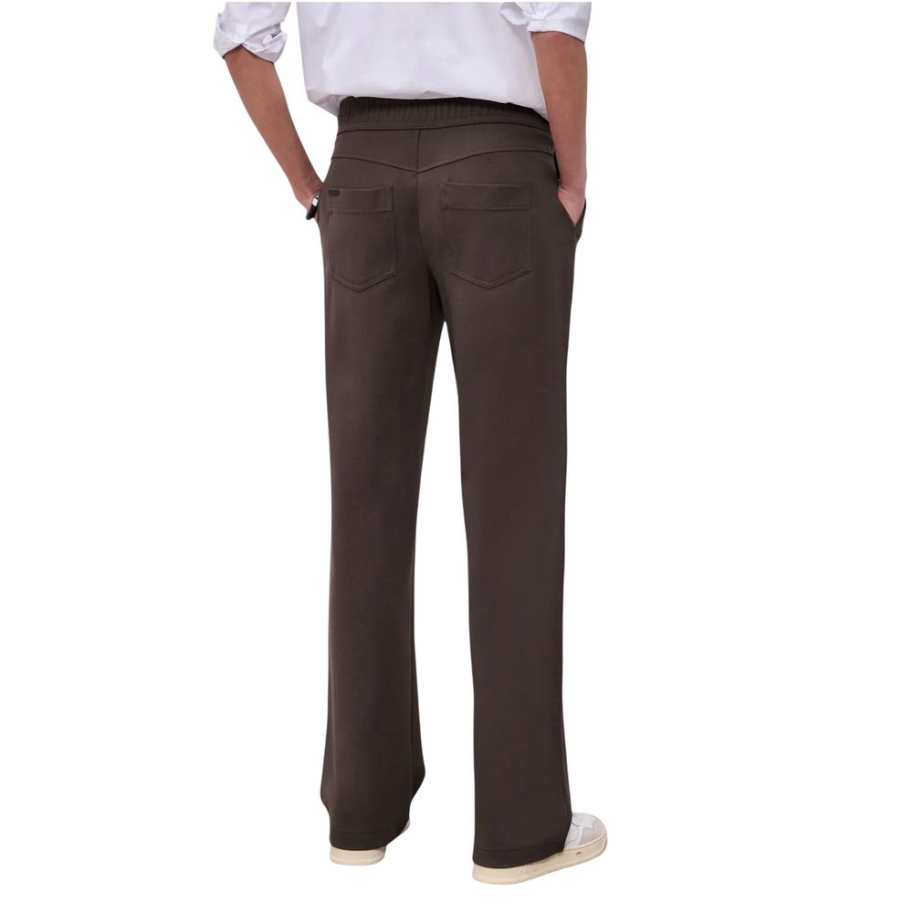 Street One Brown Viscose Casual Pants - Luxe Nova
