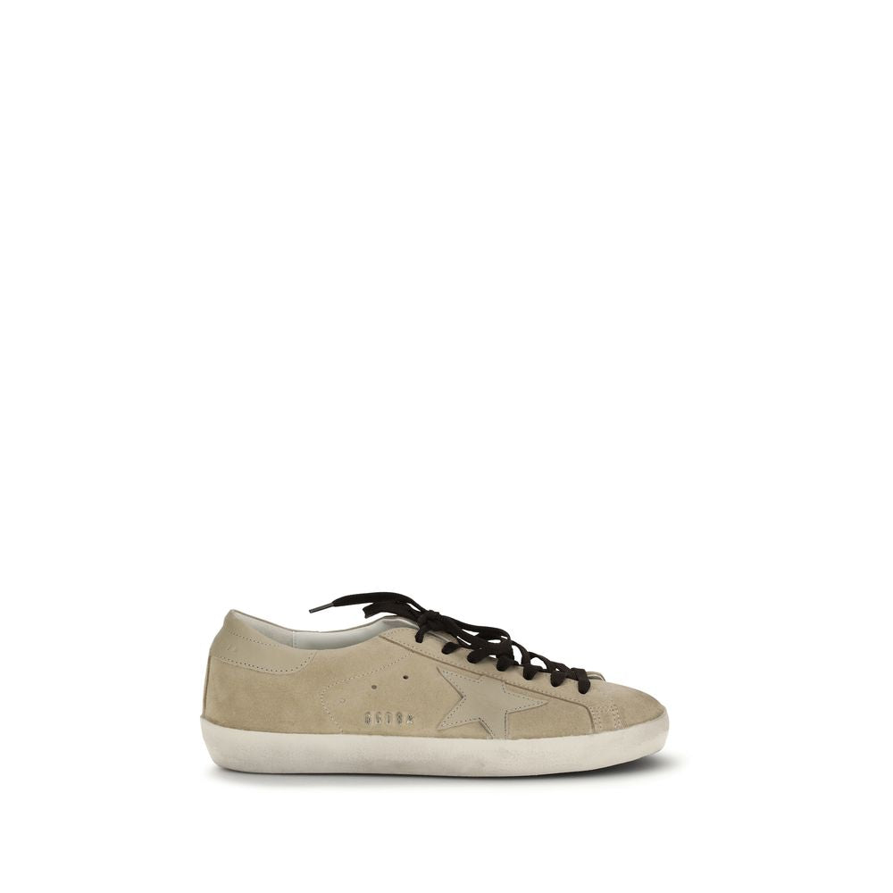 Golden Goose Beige Calf Leather Bos Taurus Low Top Sneakers - Luxe Nova