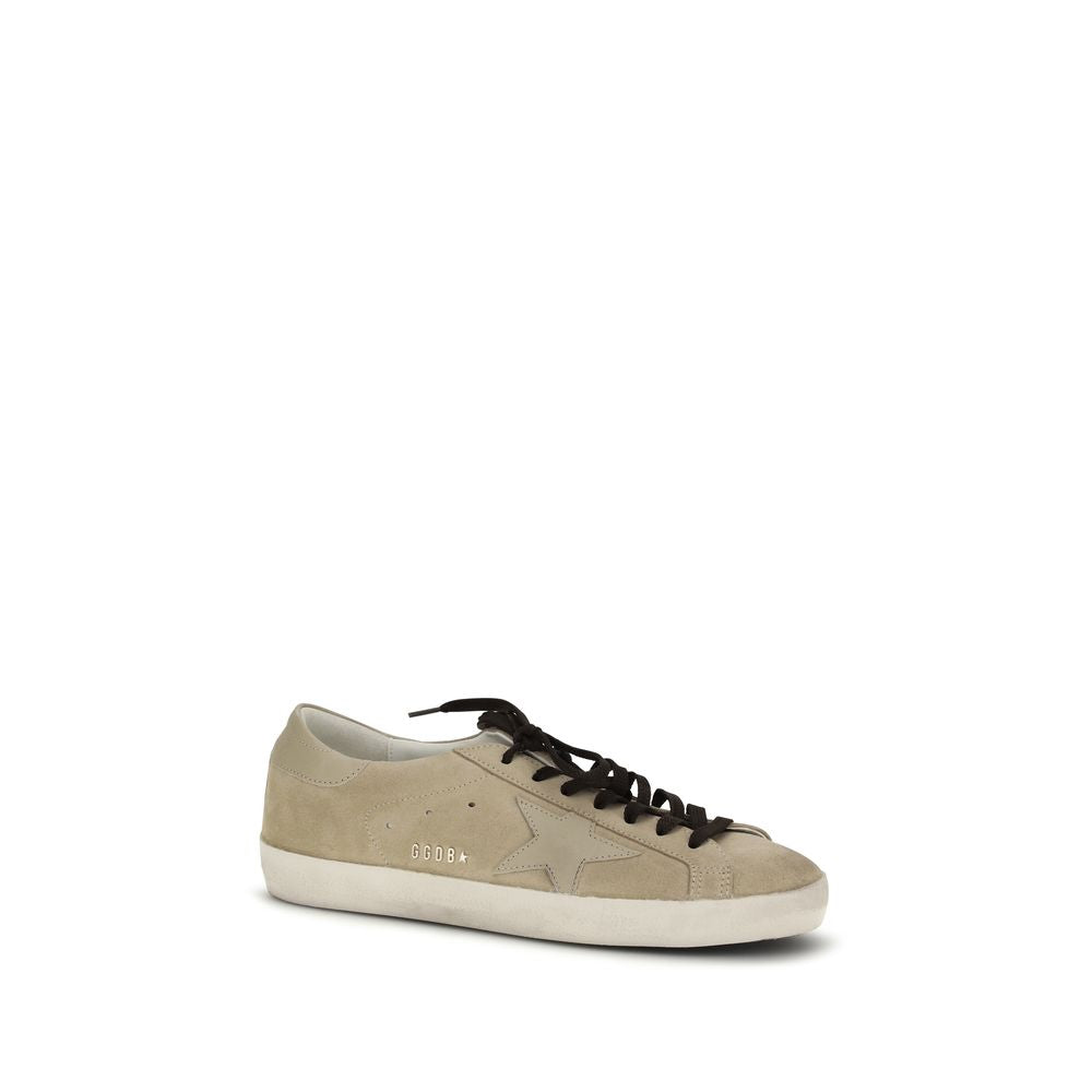 Golden Goose Beige Calf Leather Bos Taurus Low Top Sneakers - Luxe Nova
