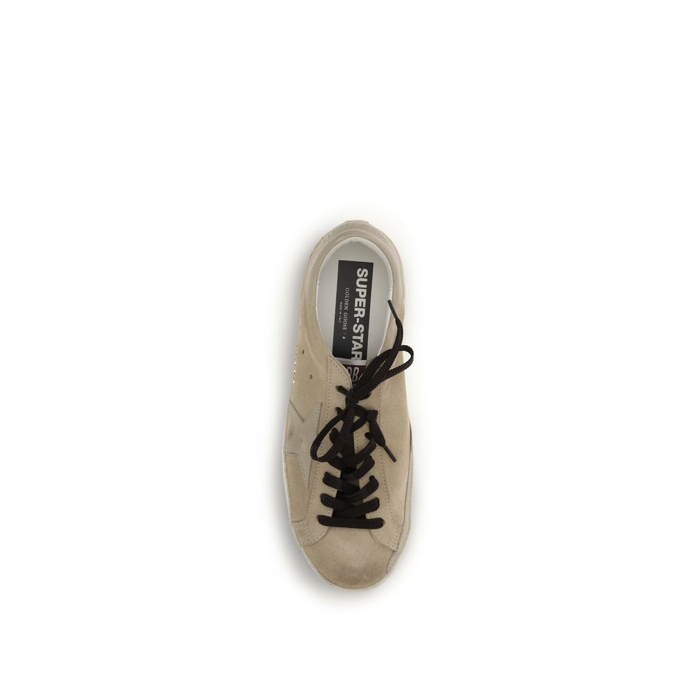 Golden Goose Beige Calf Leather Bos Taurus Low Top Sneakers - Luxe Nova