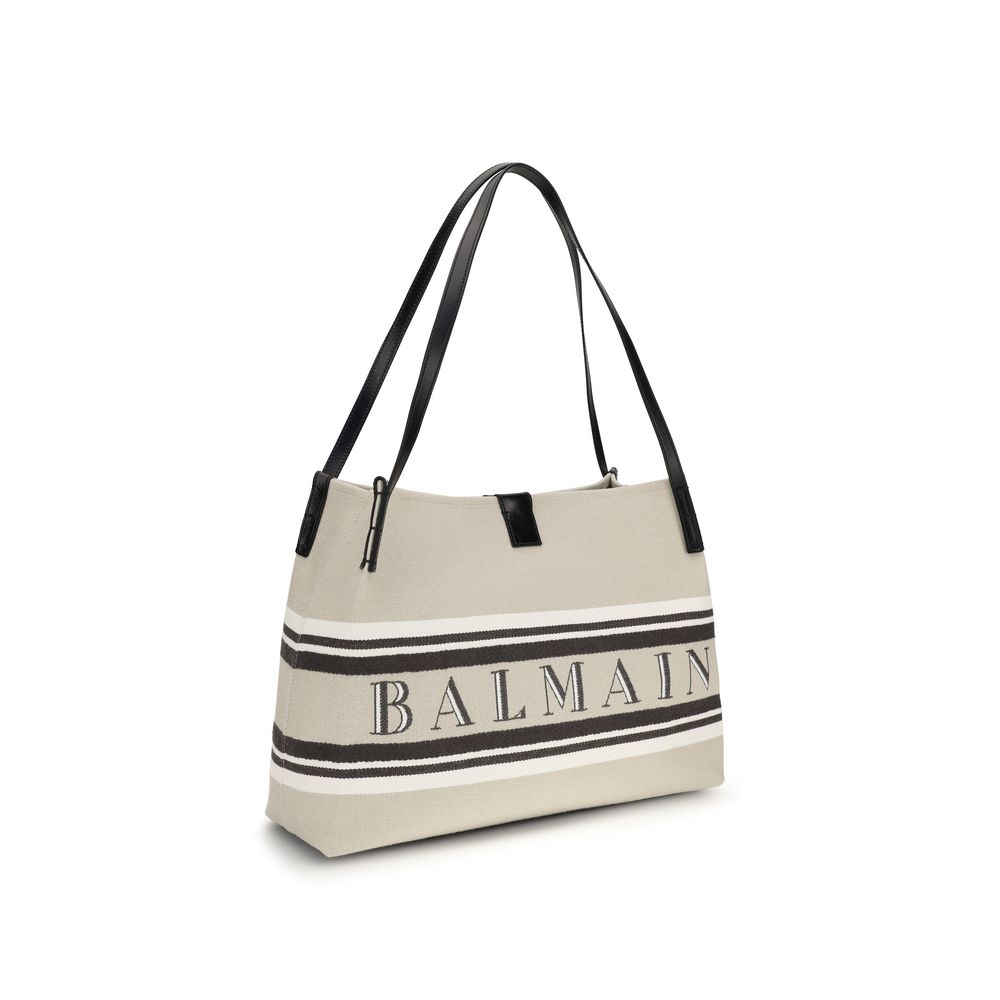 Balmain Multicolor Cotton Shoulder Bag - Luxe Nova