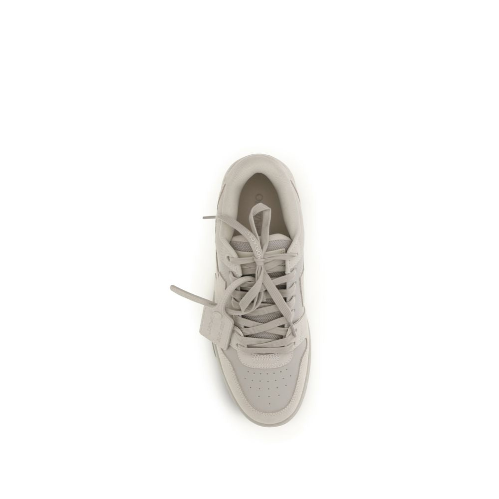 Off-White Beige Calf Leather Bos Taurus Low Top Sneakers - Luxe Nova