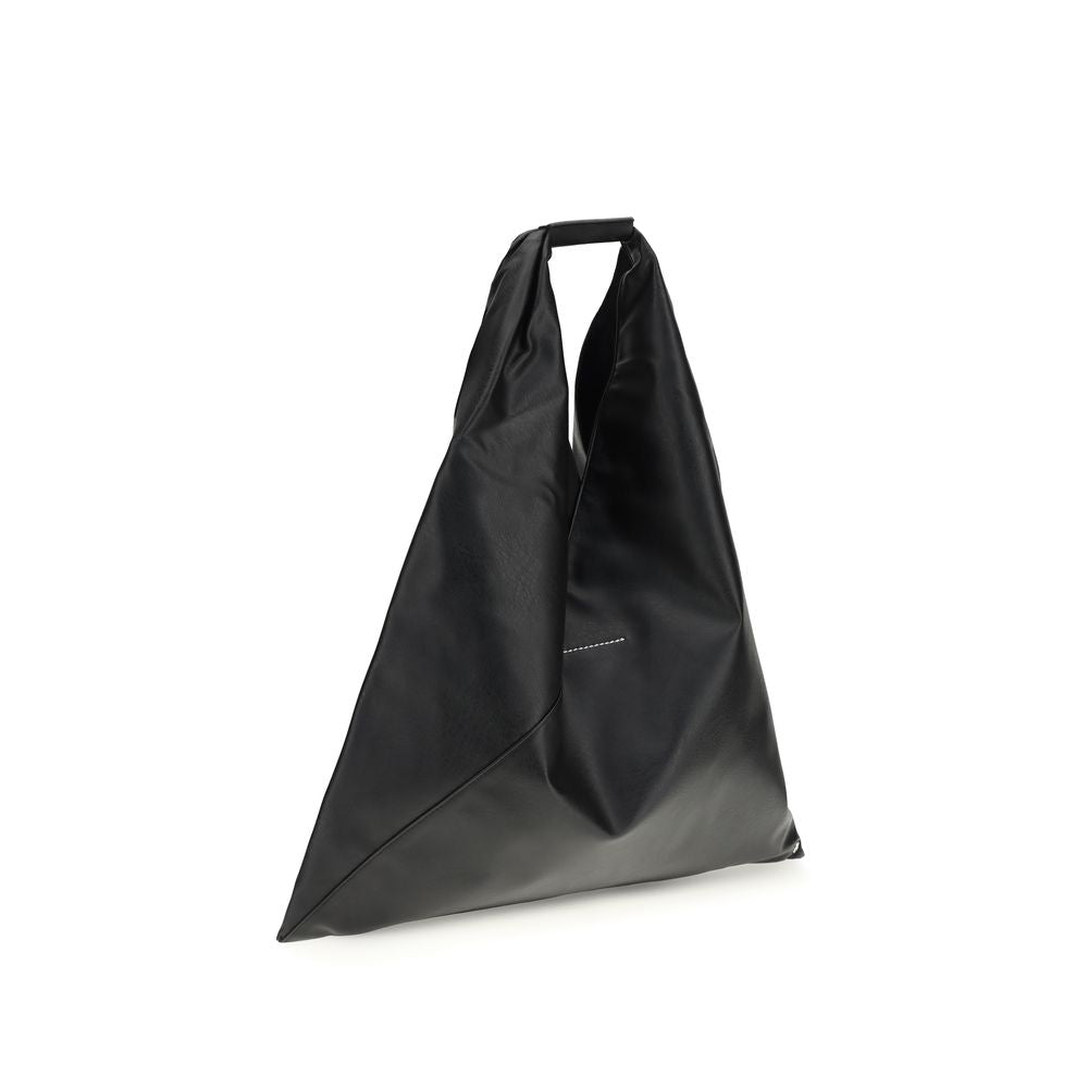 MM6 Black Polyethylene Handbag